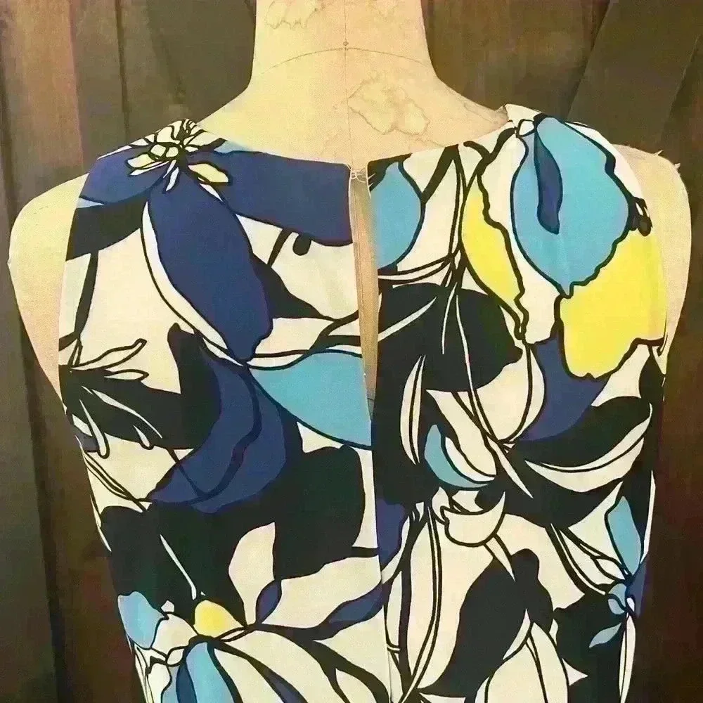 Anne Klein, A Line Flared Dress, Size S - Picture 3 of 7